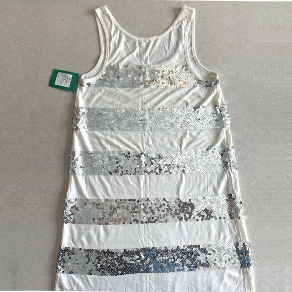NWT 2000s Wool Blend Striped Sequin Tank Dress ASO Sharpay Evans - Picture 4 of 5